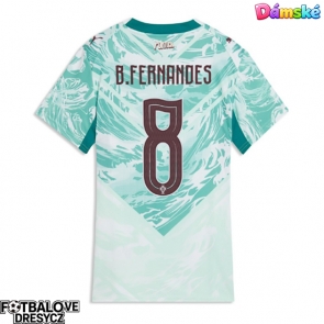 Portugalsko Bruno Fernandes #8 Dámské Venkovní Dres MS 2026 Krátký Rukáv